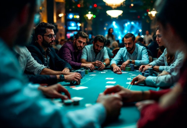 Antarmuka aplikasi indosloter menampilkan meja live-dealer blackjack dan menu navigasi