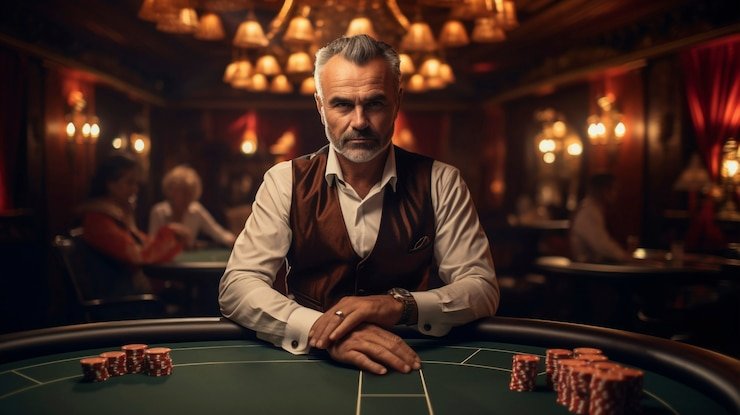 Meja roulette live indosloter dengan bola berputar